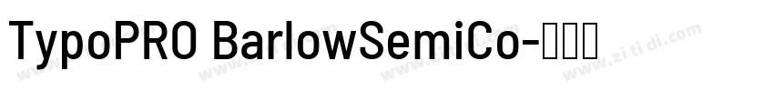 TypoPRO BarlowSemiCo字体转换
